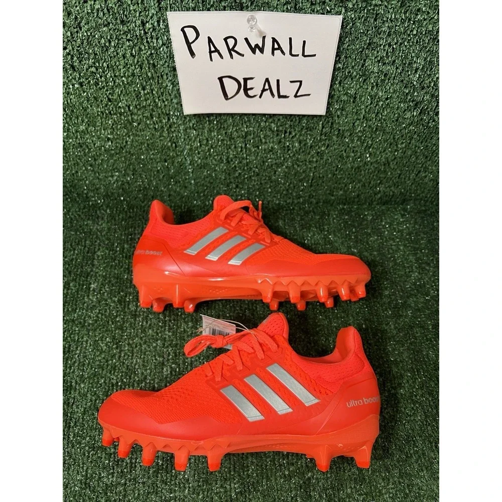 Adidas Ultraboost Football Cleats Solar Red Mens Size 9 JP7411